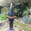18-inch Illuminated Granite Pyramid with Accelerator - Image 2